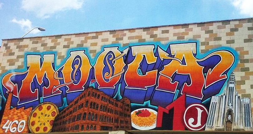 Grafite no bairro da Mooca
