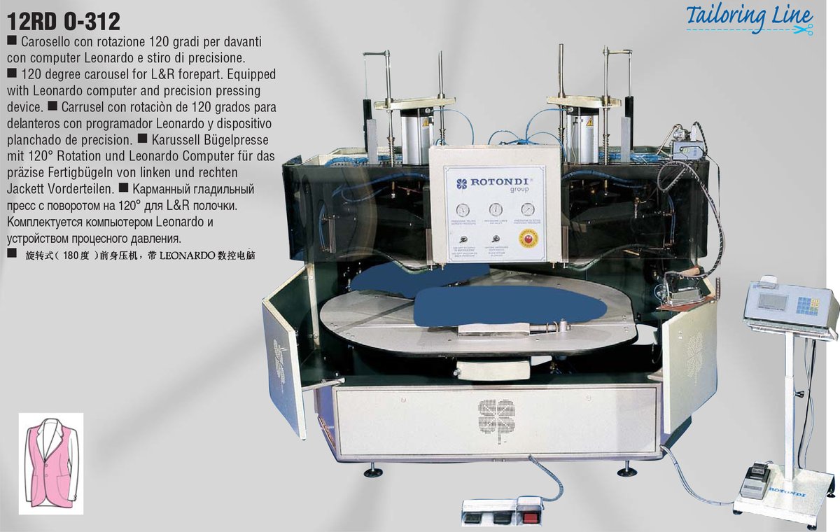 Carrossel de 120 graus equipado com computador Leonardo 12RD O-312