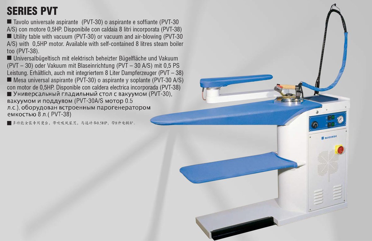 Mesa universal com vácuo e sopro de ar SERIES PVT